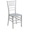 HERCULES PREMIUM Series Silver Resin Stacking Chiavari Chair