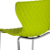 Lowell Contemporary Design Citrus Green Plastic Stack Chair