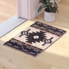 Mohave Collection 2' x 3' Brown Traditional Southwestern Style Area Rug - Olefin Fibers with Jute Backing
