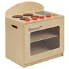 Hercules Children's Wooden Kitchen Set - Stove, Sink and Refrigerator for Commercial or Home Use - Safe, Kid Friendly Design