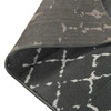 Beth Geometric Bohemian Low Pile Rug - 8' x 10' - Dark Gray/Ivory Polyester