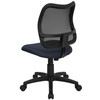 Alber Mid-Back Navy Blue Mesh Swivel Task Office Chair