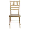 HERCULES Series Gold Wood Chiavari Chair