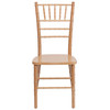 HERCULES Series Natural Wood Chiavari Chair