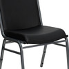 HERCULES Series Heavy Duty Black Vinyl Stack Chair