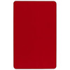 Wren 24''W x 48''L Rectangular Red Thermal Laminate Activity Table - Height Adjustable Short Legs