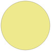Wren 60'' Round Yellow Thermal Laminate Activity Table - Standard Height Adjustable Legs