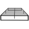 Lana 14 Inch Metal Platform Bed Frame - No Box Spring Needed with Steel Slat Support and Quick Lock Functionality (Queen)