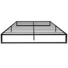 Leo 14 Inch Metal Platform Bed Frame with 10 Inch Pocket Spring Mattress in a Box and 2 Inch Cool Gel Memory Foam Topper - King