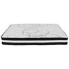 Leo 14 Inch Metal Platform Bed Frame with 10 Inch Pocket Spring Mattress in a Box and 3 inch Cool Gel Memory Foam Topper - Full