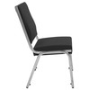 HERCULES Series 1000 lb. Rated Black Fabric Bariatric Medical Reception Chair