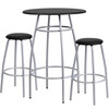 Daria Bar Height Table Set with Padded Stools