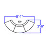 HERCULES Alon Series Black LeatherSoft Reception Configuration, 3 Pieces