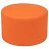 Nicholas Soft Seating Flexible Circle for Classrooms and Daycares - 12" Seat Height (Orange)