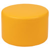 Nicholas Soft Seating Flexible Circle for Classrooms and Daycares - 12" Seat Height (Yellow)