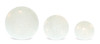 LED Frosted Globes w/6 Hr Timer (Set of 3) 4"- 8"D Glass - 68363