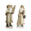 Santa (Set of 2) 13"H Resin - 72566