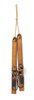 Ski Ornament (Set of 4) 30"H Wood - 76077