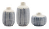 Mini Vase (Set of 6) 3.5"H, 5.25"H, 6.25"H Terra Cotta - 78795