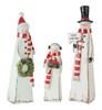 Snowman Family (Set of 3) 6.75"H, 10.5"H, 11"H Resin - 80545