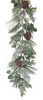 Pine and Eucalyptus Garland 6'L (Set of 2) Plastic/Polyester - 81225