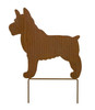 Dog Silhouette Lawn Stake 12.25"L x 15.75"H Iron - 82345