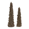 Pine Cone Tree (Set of 2) 15"H, 19"H Resin - 83018