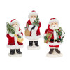 Santa (Set of 3) 8.75"H Paper Pulp - 83291