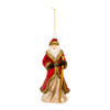 Santa Ornament (Set of 6) 8"H Glass - 83314