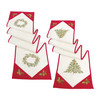 Tree and Wreath Table Runner (Set of 2) 72"L x 13.5"W Polyester - 83774