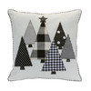 Tree Pillow 15"SQ Polyester - 83780