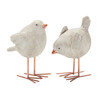 Bird (Set of 6) 4"H, 4.25"H Resin - 85463