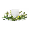 Mixed Floral Wreath (Set of 4) 17"D Polyester/Plastic - 85596