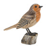 Bird on Stump (Set of 2) 4.25"H Resin - 85738