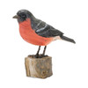 Bird on Stump (Set of 2) 4"H Resin - 85741