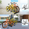 Bike Stand Cycling Rack Floor Storage Organizer for 2-Bicycle