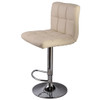 Bar Stool PU Leather Barstools Chairs Adjustable Counter Swivel Pub Style New-black