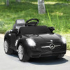 New Red Mercedes Benz sls r/c Mp3 Kids Ride on Car Electric Battery Toy-black