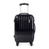 GLOBALWAY 3 Pcs Luggage Travel Set Bag ABS+PC Trolley Suitcase w/TSA Lock-Black