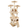 67" Cat Tree Tower Condo Furniture Kitten House-Beige