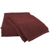 Twin Size 4 Pieces Bed Sheet Set-Burgundy