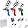 3 HVLP Auto Paint Car Primer Air Spray Gun Kit