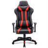 Executive Racing Style High Back Reclining Chair Gaming Chair Office Computer-Red