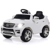 6V Mercedes Benz Kids Ride on Car with MP3+RC-White