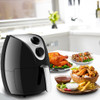 1500W Electric Air Fryer Cooker with Rapid Air Circulation System Low-Fat-Black