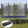 12 Feet Trampoline with Net Ladder and Rain Cover