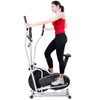 2-in-1 Elliptical Dual Cross Trainer Machine Fan Bike