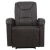 Ergonomic Massage Sofa Chair Electric Vibrating Recliner Lounge w/Control-Black