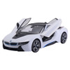 1:14 BMW I8 Licensed Radio RC Car Remote Control w/Opening Vertical Door-White