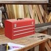 Portable Garage Mechanic Tool Cabinet Box with 3 Drawers